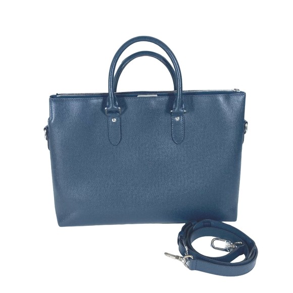 Louis Vuitton Anton Navy Leather briefcase - Picture 1 of 10